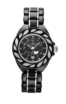 Catorex 779.7.4994.310 C'Pure Quartz Black Ceramic Rhinestone Date