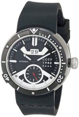CCCP CP-7006-01 Kashalot Analog Display Automatic Self Wind Black