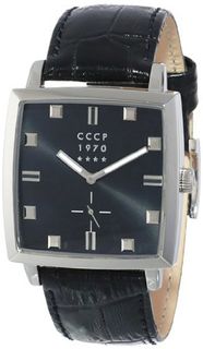 CCCP CP-7009-04 St. Petersburg Analog Display Japanese Quartz Black