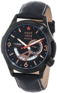 CCCP CP-7011-03 Shchuka Analog Display Swiss Quartz Black