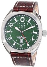 CCCP CP-7014-01 Aviator YAK-15 Analog Display Swiss Quartz Brown