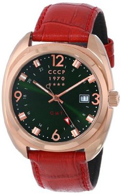 CCCP CP-7016-03 Aviator YAK-15 Analog Display Swiss Quartz Brown