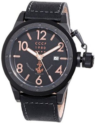 CCCP CP-7017-03 Delta Analog Display Japanese Quartz Black