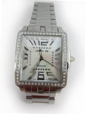 CERRUTI 1881 Ladies .54 ct Diamonds. All stainless steel