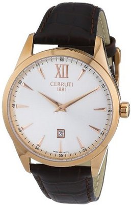 Cerruti Quartz CRA066C213A CRA066C213A with Leather Strap