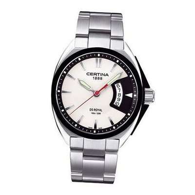 Certina C0104101103100 mm Silver Steel Bracelet & Case Anti-Reflective Sapphire