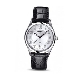 Certina C0224101603000 38 Stainless Steel Case Black Leather Anti-Reflective Sapphire