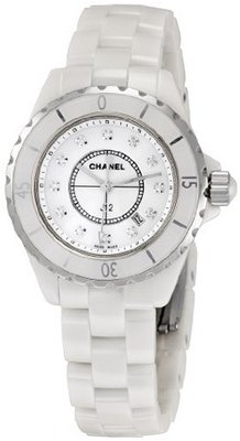 Chanel H1628 J12 Diamond White Dial