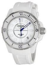 Chanel H2560 J12 White Rubber Strap
