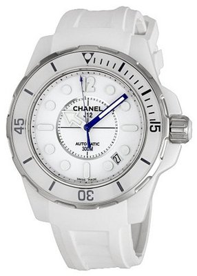 Chanel H2560 J12 White Rubber Strap