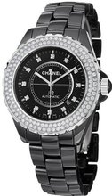 Chanel J12 Black Diamond Dial and Bezel H2014