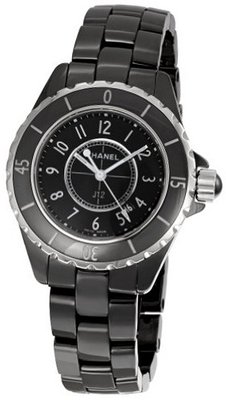 CHANEL J12 Ceramic & Stainless Steel , Black