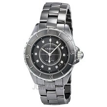 Chanel J12 Titanium Dial Ceramic Ladies H3242