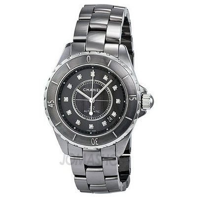 Chanel J12 Titanium Dial Ceramic Ladies H3242