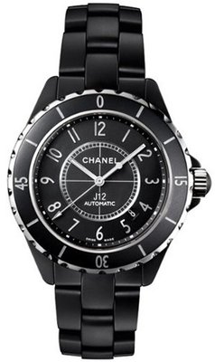 NEW CHANEL CERAMIC MIDSIZE WATCH H3131 J12