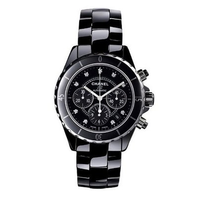 NEW CHANEL H2419 J12 CERAMIC MENS CHRONOGRAPH WATCH