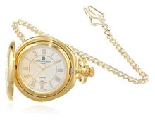 Charles-Hubert, Paris 3781 Gold-Plated Hunter Case Quartz Pocket