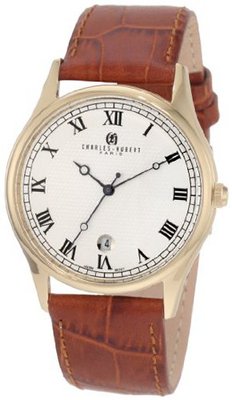 Charles-Hubert, Paris 3814-GW Premium Collection Gold-Plated Stainless Steel