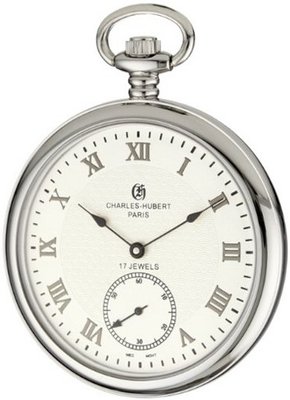 Charles-Hubert, Paris 3912-W Premium Collection Stainless Steel Pocket