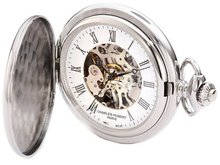 Charles-Hubert, Paris 3917 Premium Collection Stainless Steel Mechanical Pocket