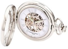 Charles-Hubert, Paris 3928 Classic Collection Chrome Finish Brass Mechanical Pocket