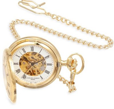 Charles-Hubert, Paris Gold-Plated Mechanical Pocket
