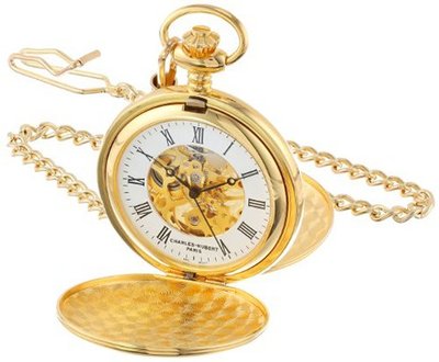 Charles-Hubert, Paris Gold-Plated Mechanical Pocket