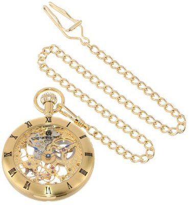 Charles-Hubert, Paris Gold-Plated Open Face Mechanical Pocket