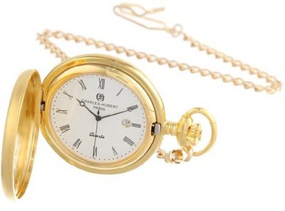 Charles-Hubert, Paris Gold-Plated Quartz Pocket