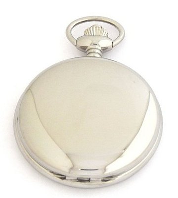 Charles-Hubert, Paris Mechanical Pocket Polished Chrome Plated Steel - Exclusive!