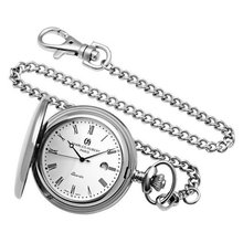 Charles-Hubert, Paris Stainless Steel Quartz Pocket