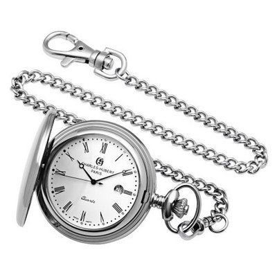 Charles-Hubert, Paris Stainless Steel Quartz Pocket