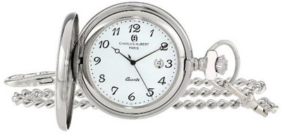 Charles-Hubert, Paris Stainless Steel Quartz Pocket