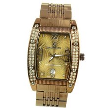 Charlie Jill in Brown Dial Brown Stainless Steel Bracelet