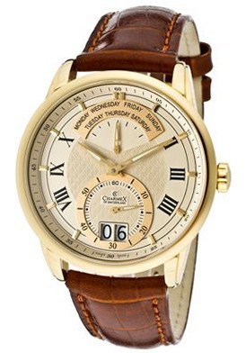Charmex Zermat Champagne Dial Brown Crocodile Leather 1956