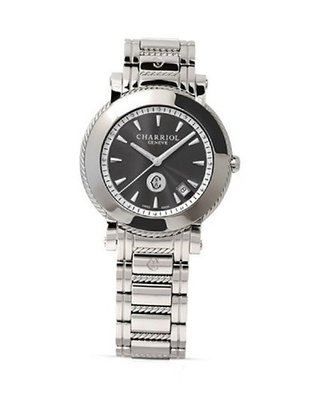 Charriol Parisii Large Round Steel , 42mm P42S.P42.003