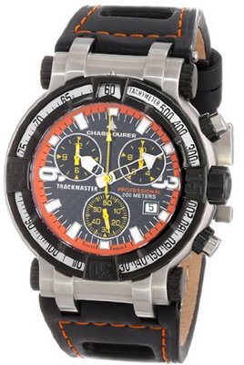 Chase-Durer 224.2BO-LEA Trackmaster Pro Chronograph 2nd Edition Orange-Stitched Leather