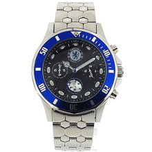 uChelsea F.C. Chelsea FC Chronograph Stainless Steel Strap Gents GA1606 