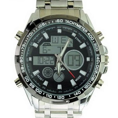 Multifunctional Stylish and Unique Japan Movt with Waterproof and Stainless Steel-silvery