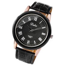 New Analog Classic Roma Number Dial Quartz Strap Wrist Sport Style