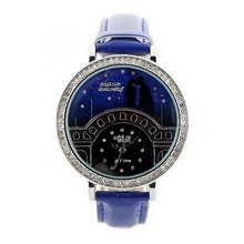 Quartz Polymer Clay Handmade  Wrist - Blue