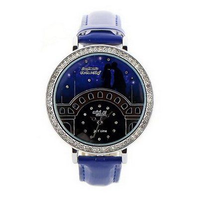 Quartz Polymer Clay Handmade  Wrist - Blue