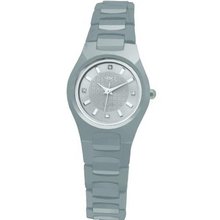 Ladies Chisel Tungsten CZ Dial Wrist Jewelry