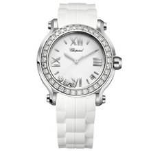 Chopard 278475-3018 Happy Sport Round Diamond Bezel
