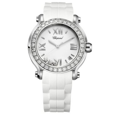Chopard 278475-3018 Happy Sport Round Diamond Bezel
