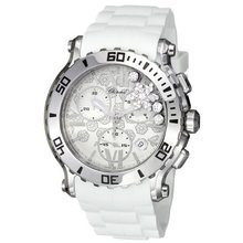 Chopard 288499-3004 Happy Sport Round White Snow Flake Diamond Dial