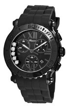 Chopard 288499-3007 R Happy Sport Chronograph Rubber Black Dial