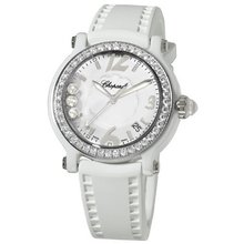 Chopard 288507-9012 Happy Sport Ceramic White Diamond Dial
