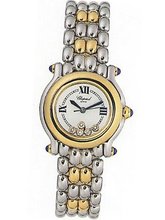Chopard Happy Sport Diamond 18kt Yellow Gold And Steel Ladies 27/8256-23