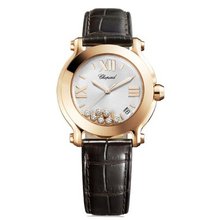 Chopard Happy Sport Edition 2 Ladies Rose Gold Diamond 277471-5013